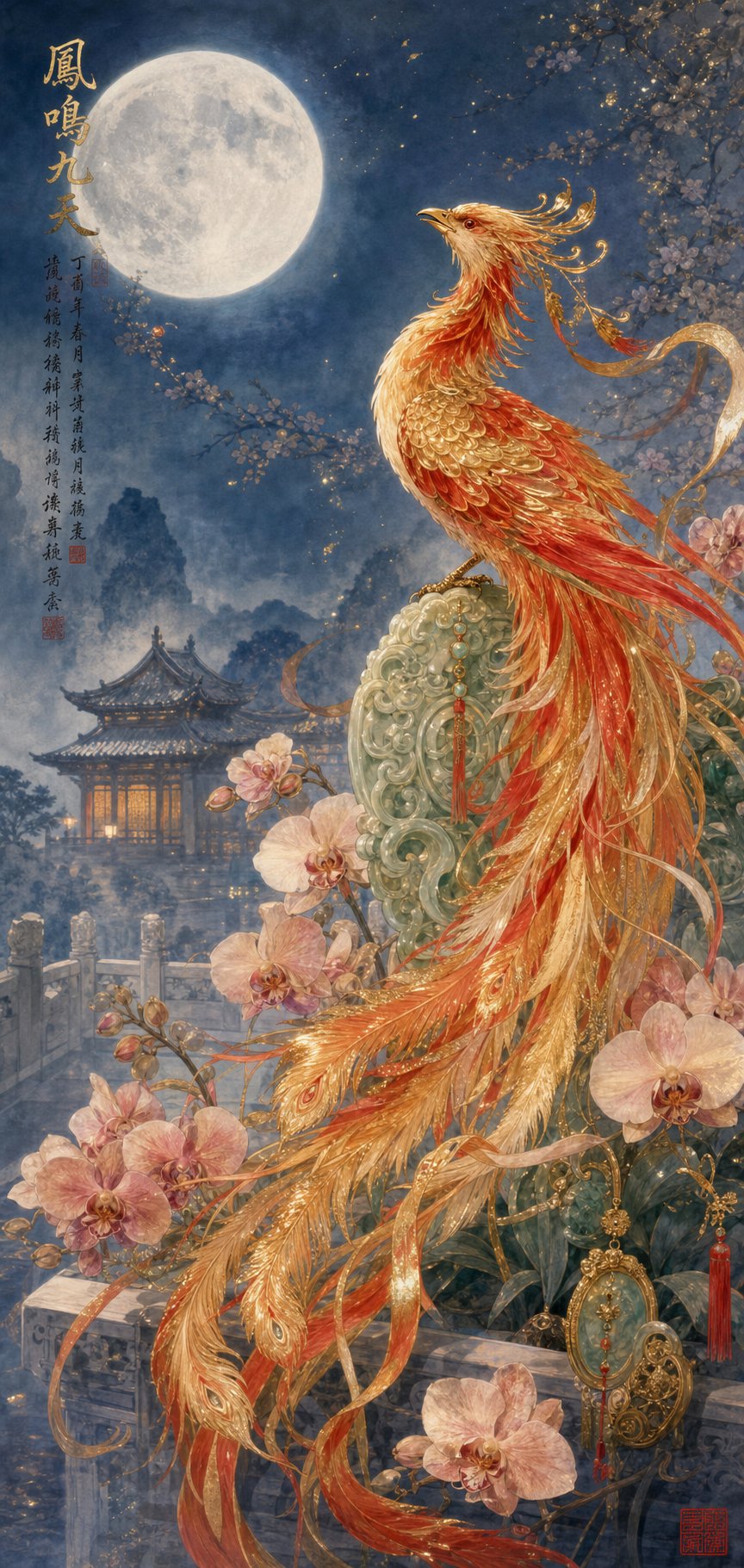 the phoenix and orchid symbolized imperial feminine power in chinese royal naming traditions