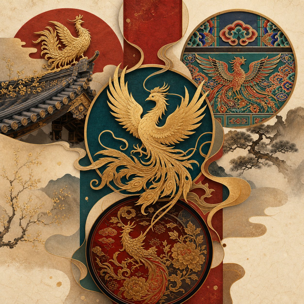the phoenix character's cultural influence spans china japan korea and vietnam
