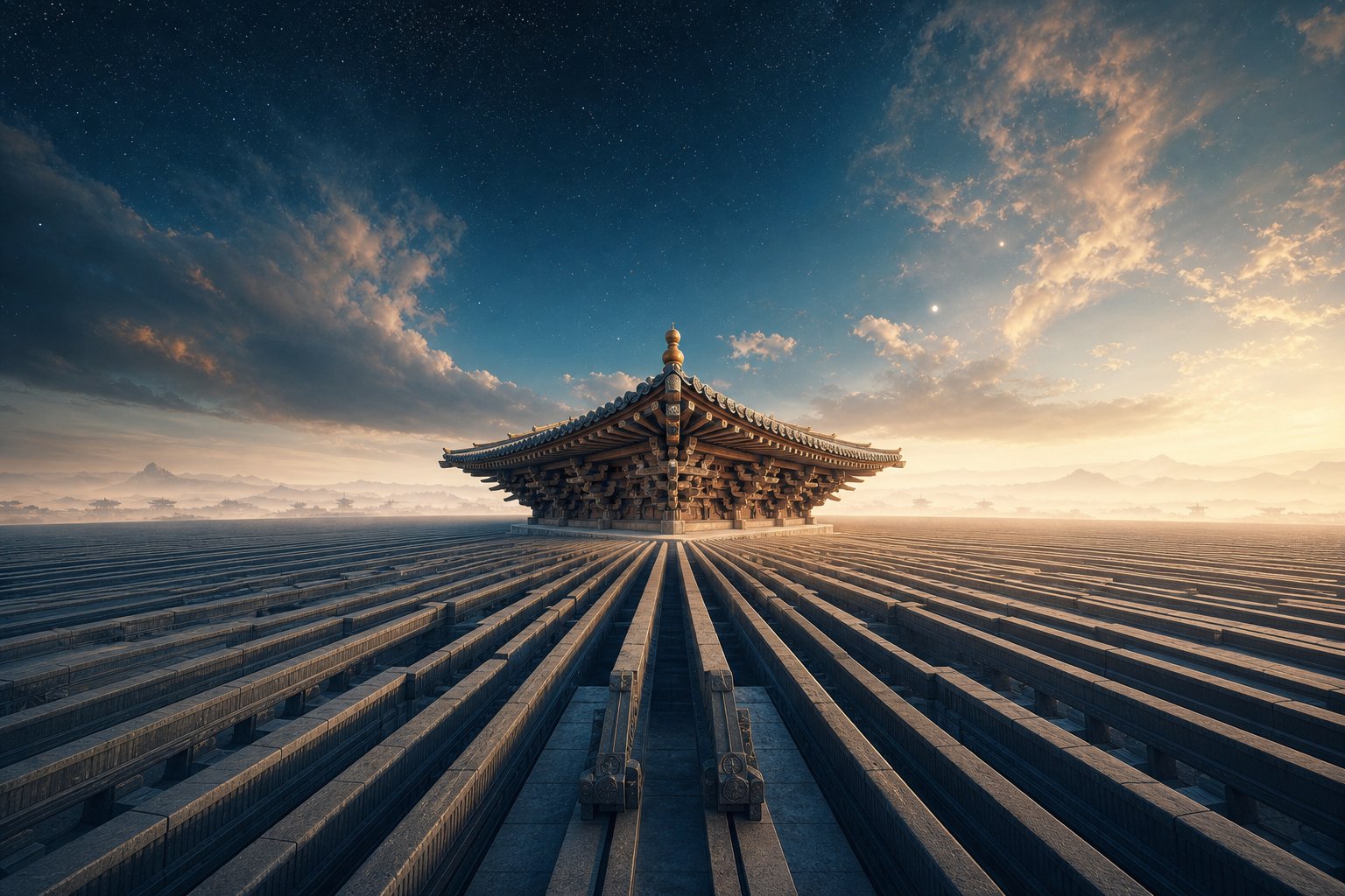 the roof radical in 宇 evolved from a simple shelter into a symbol for all encompassing cosmic space
