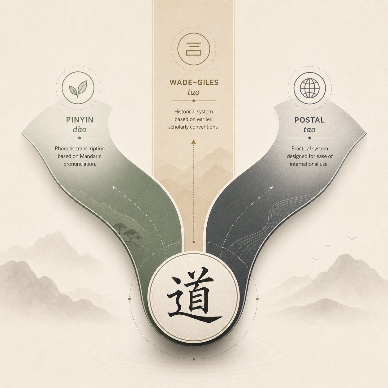 the same chinese character produces different romanized spellings across pinyin wade giles and cantonese systems