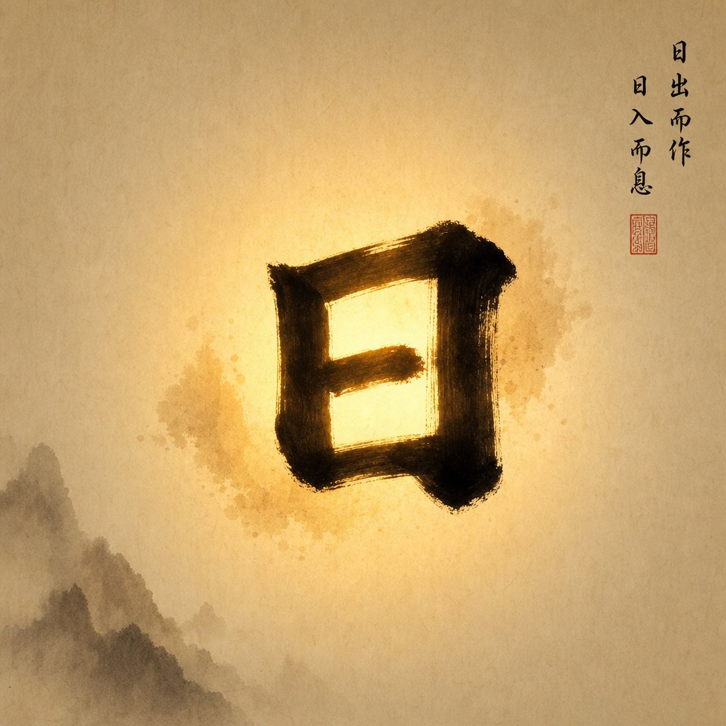 the sun radical 日 serves as the foundational building block in chinese characters related to brightness and warmth