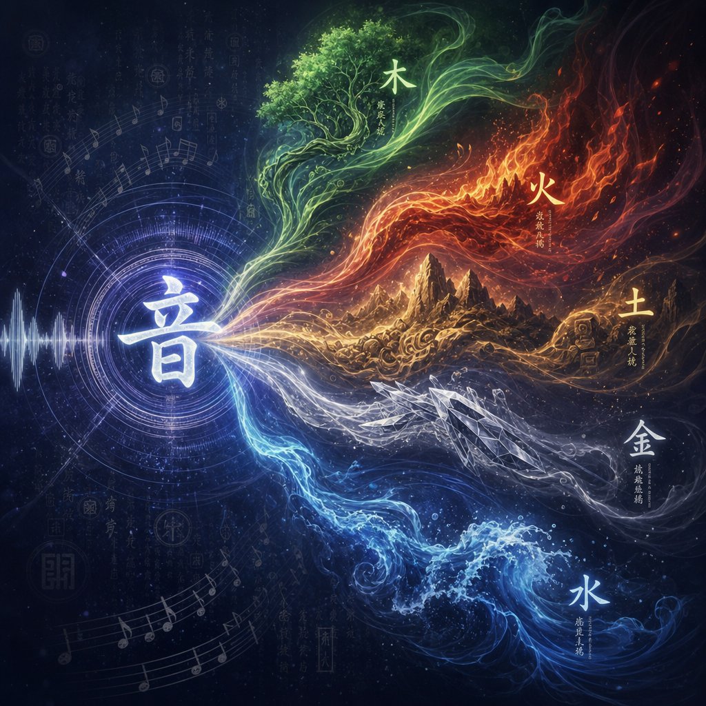 tonal vibrations in chinese characters carry elemental energy that reinforces or conflicts with a child's birth chart needs