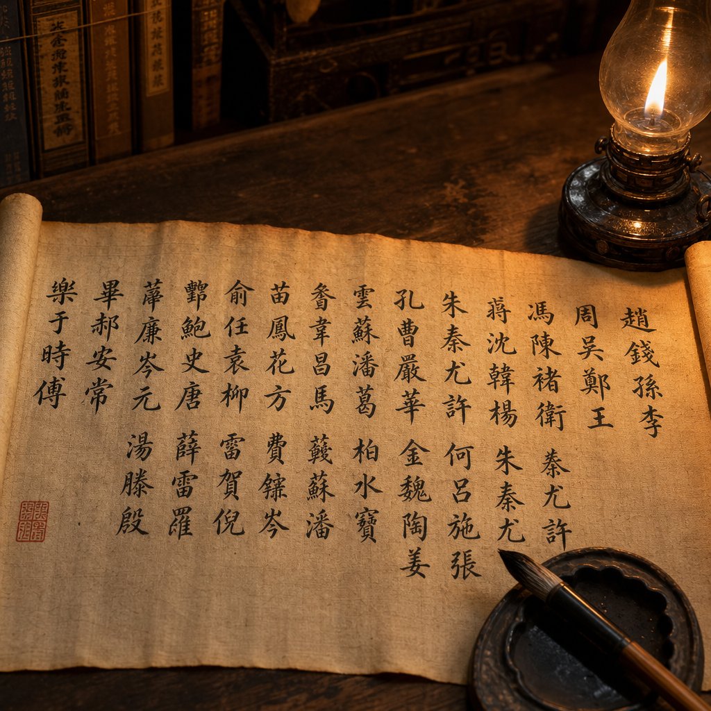 Hundred Family Surnames Bai Jia Xing: The Poem That Named Billions