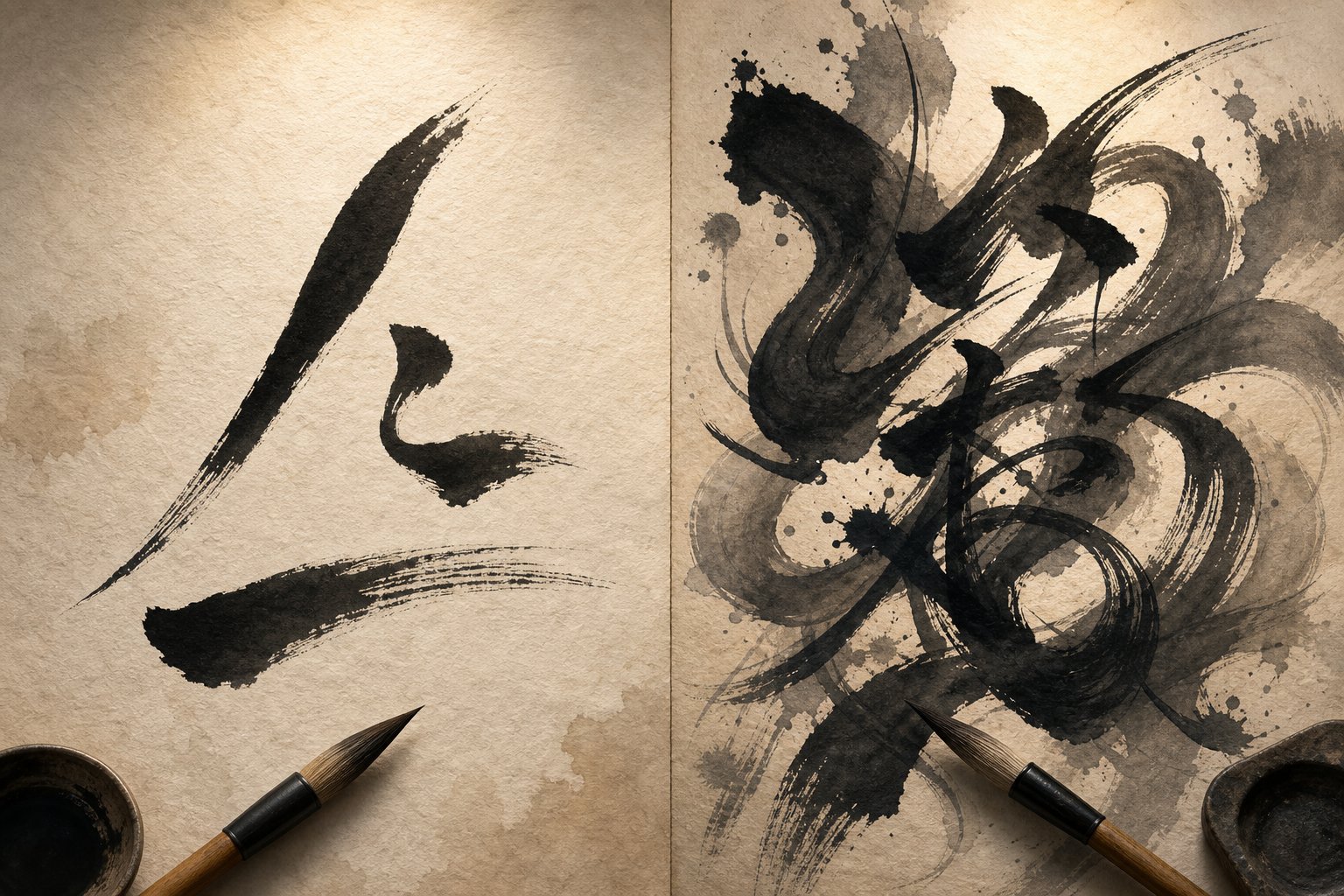 visual comparison of simplified and traditional chinese character styles used in bilingual business card design