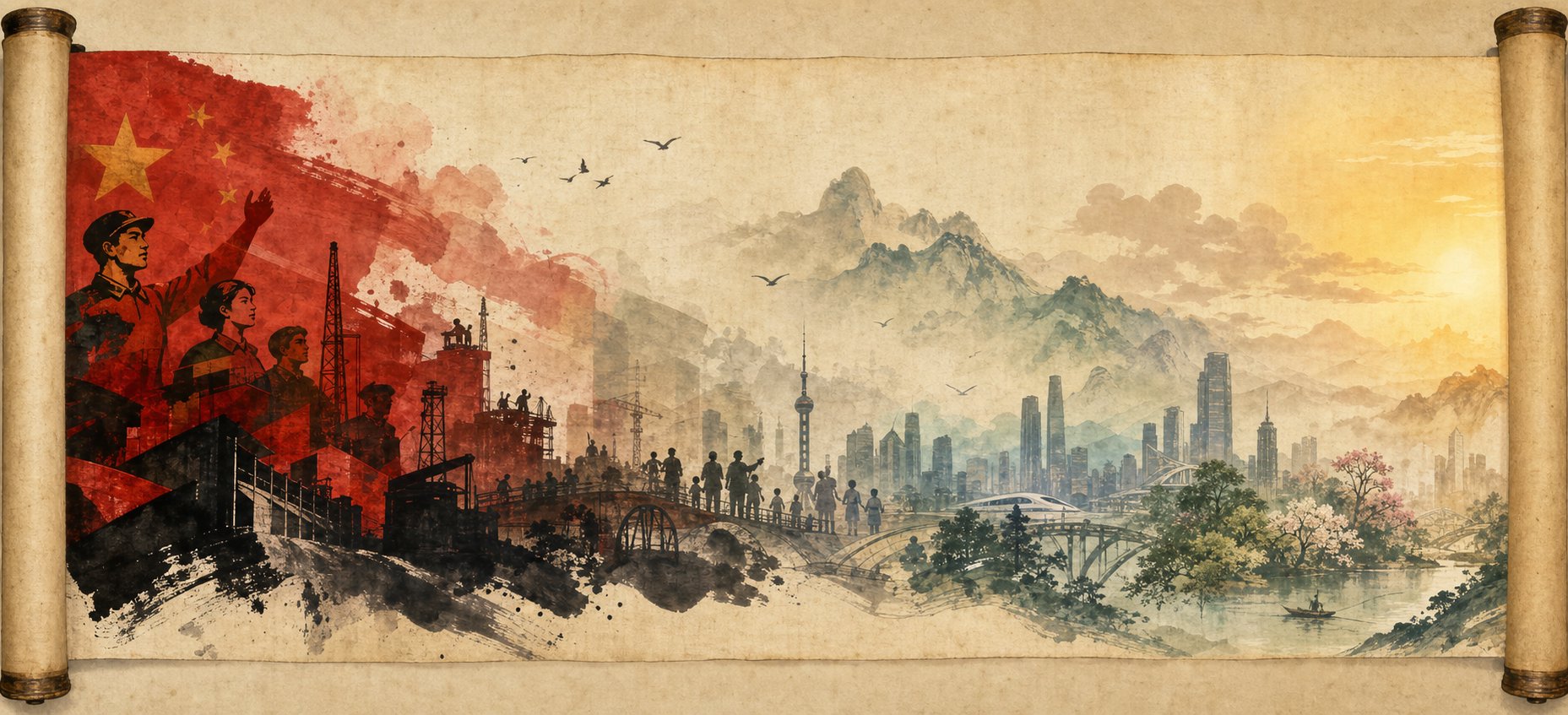 visual timeline showing how chinese naming culture evolved from revolutionary patriotism to modern elegance across seven decades