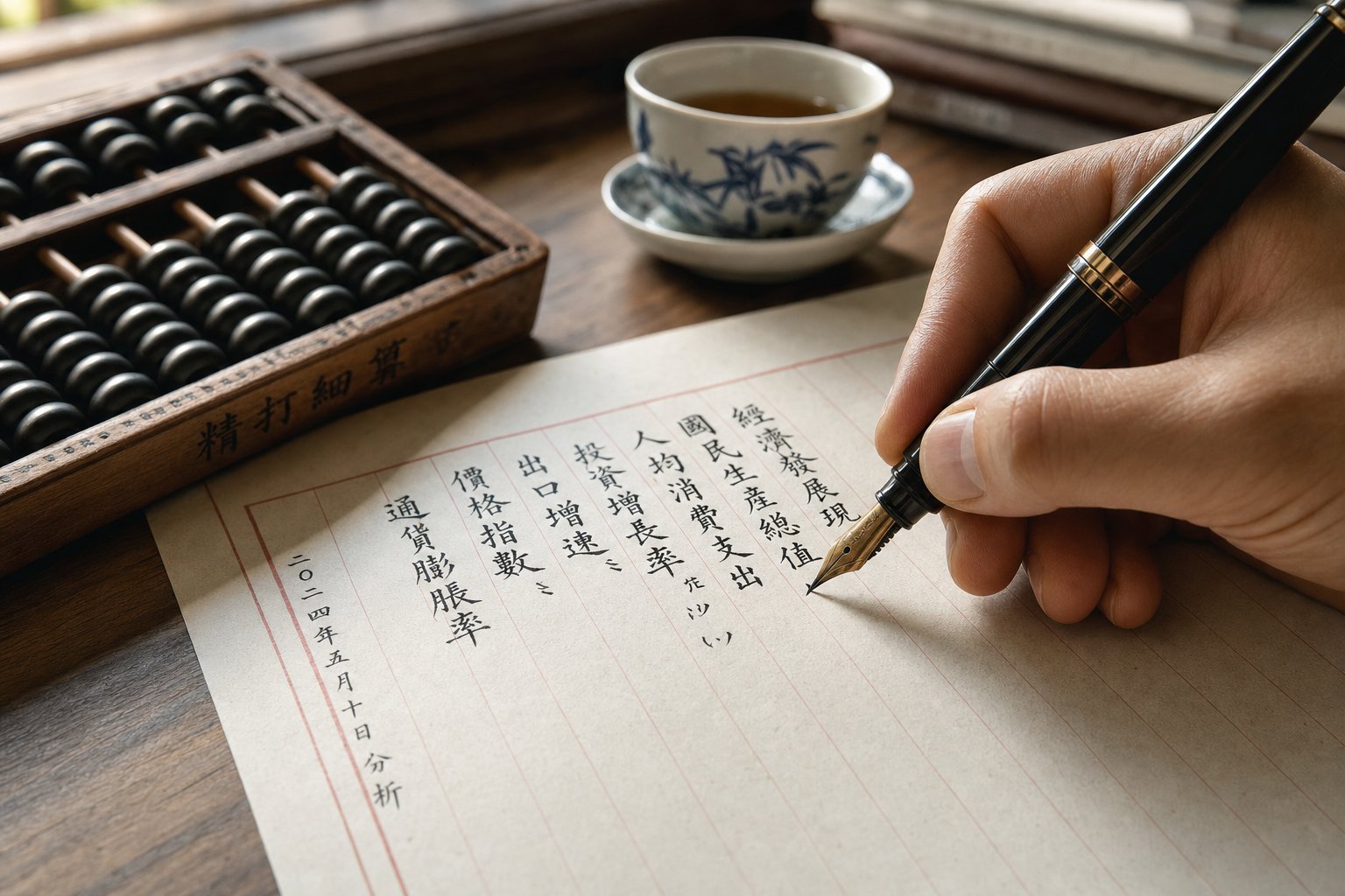 working through a complete chinese name luck score calculation by hand using traditional stroke counting methods