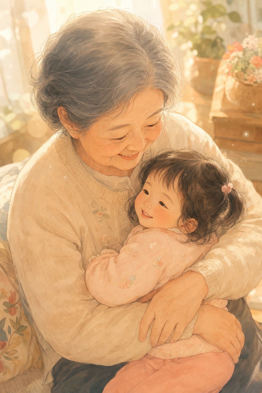 xin gan bao bei is commonly used by grandparents and parents to express deep love for children