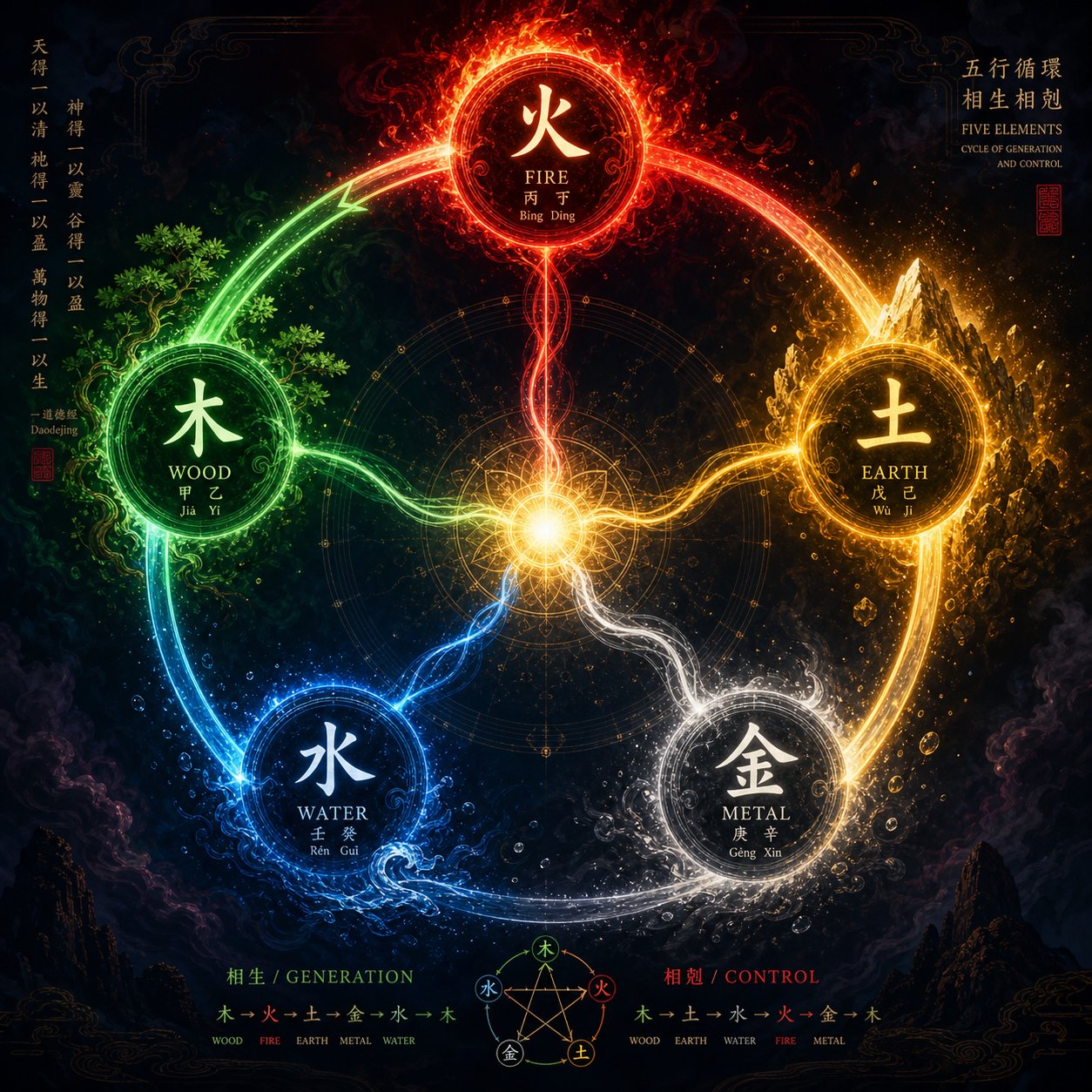 your element count reveals which energies dominate and which areas may need external support for balance