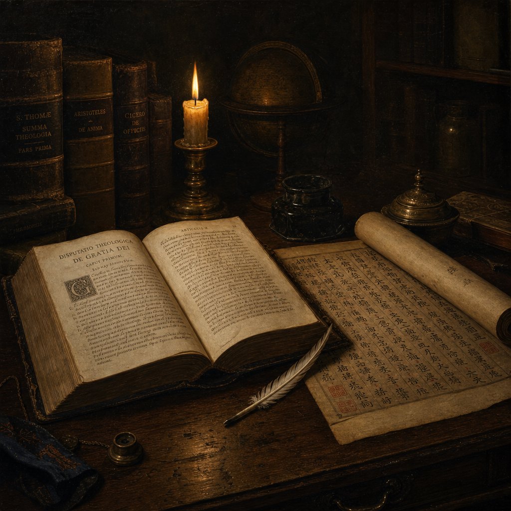 a jesuit scholar's desk where chinese scrolls met latin manuscripts birthplace of the name confucius
