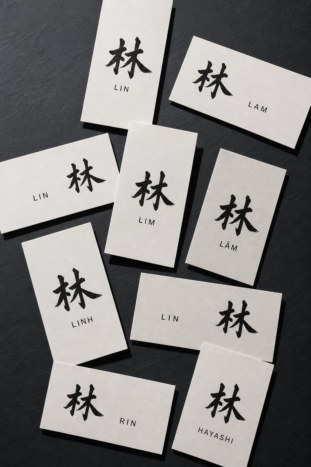 a single chinese surname can produce four or more different romanized spellings depending on the system used