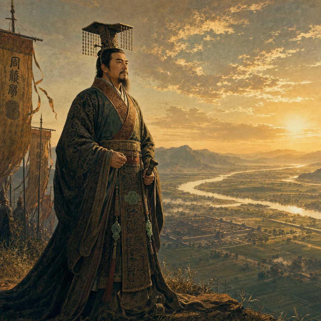 a zhou dynasty lord surveys the territory that would become the state of chen the kingdom whose name gave rise to the surname