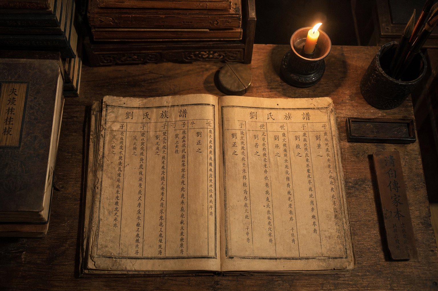 ancient chinese genealogy records preserving thousands of years of surname lineage and family history