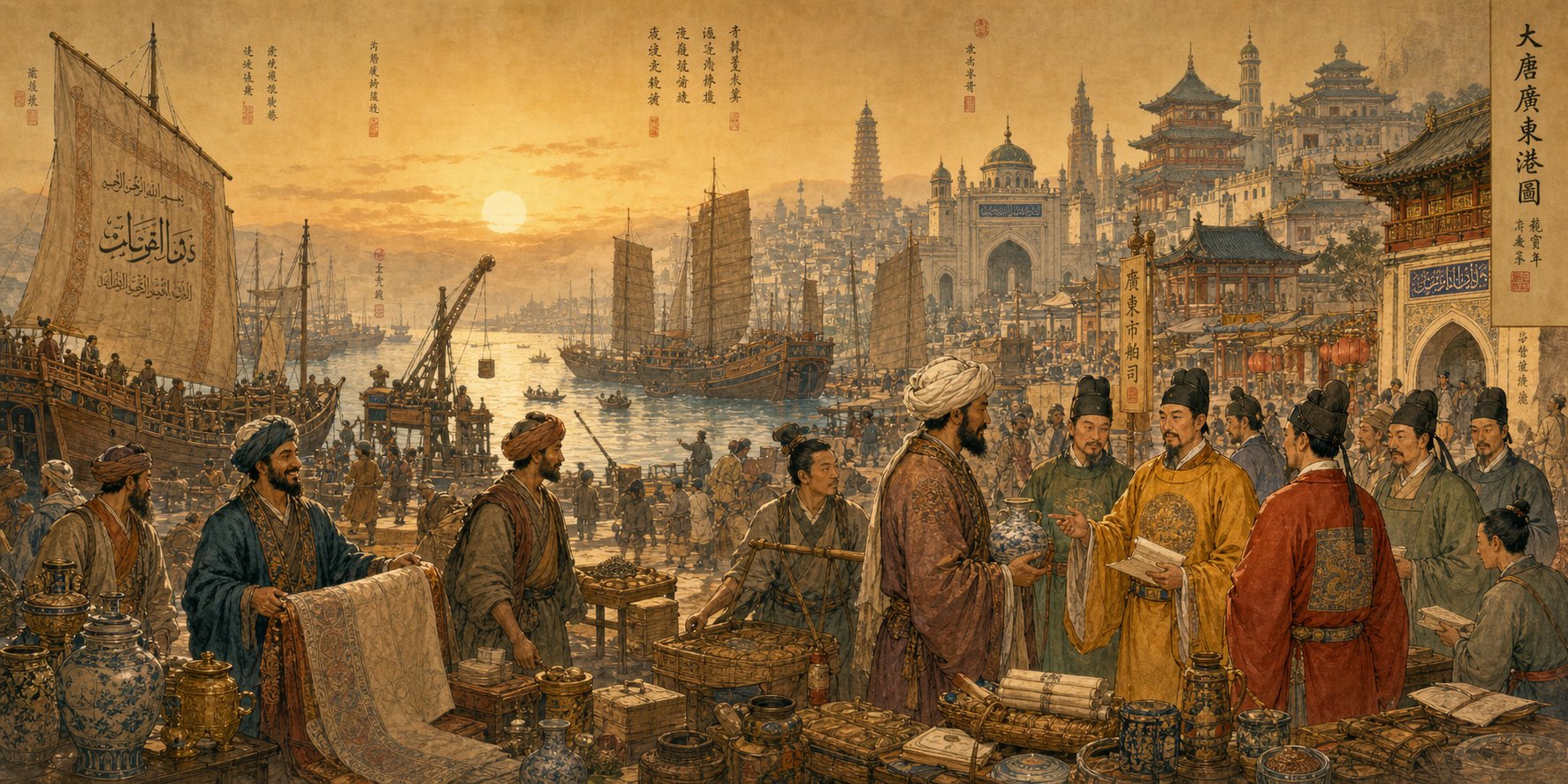 arab and persian traders arrived at chinese ports during the tang dynasty beginning centuries of cultural exchange that transformed islamic names into chinese surnames