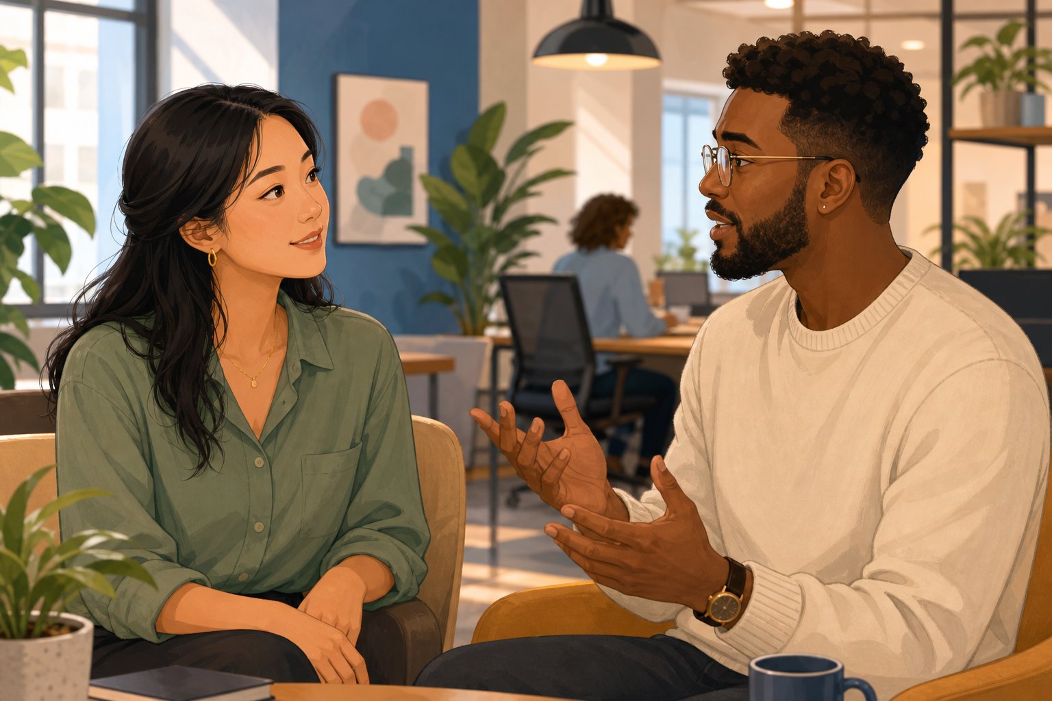 asking a colleague to say their name shows respect and builds lasting professional rapport