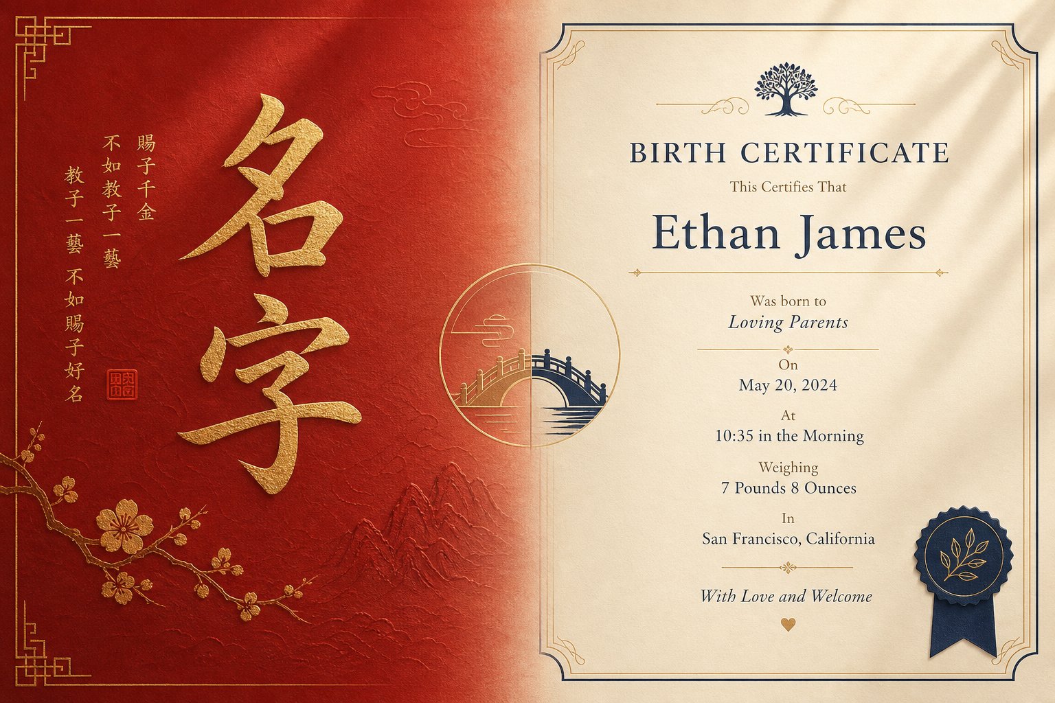 bridging chinese and western naming traditions for bilingual water pig baby name selection