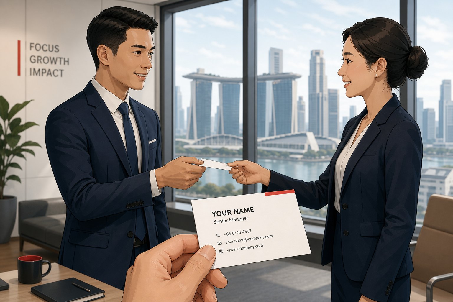 business cards in singapore often use capitalisation or formatting cues to help international contacts identify the surname correctly