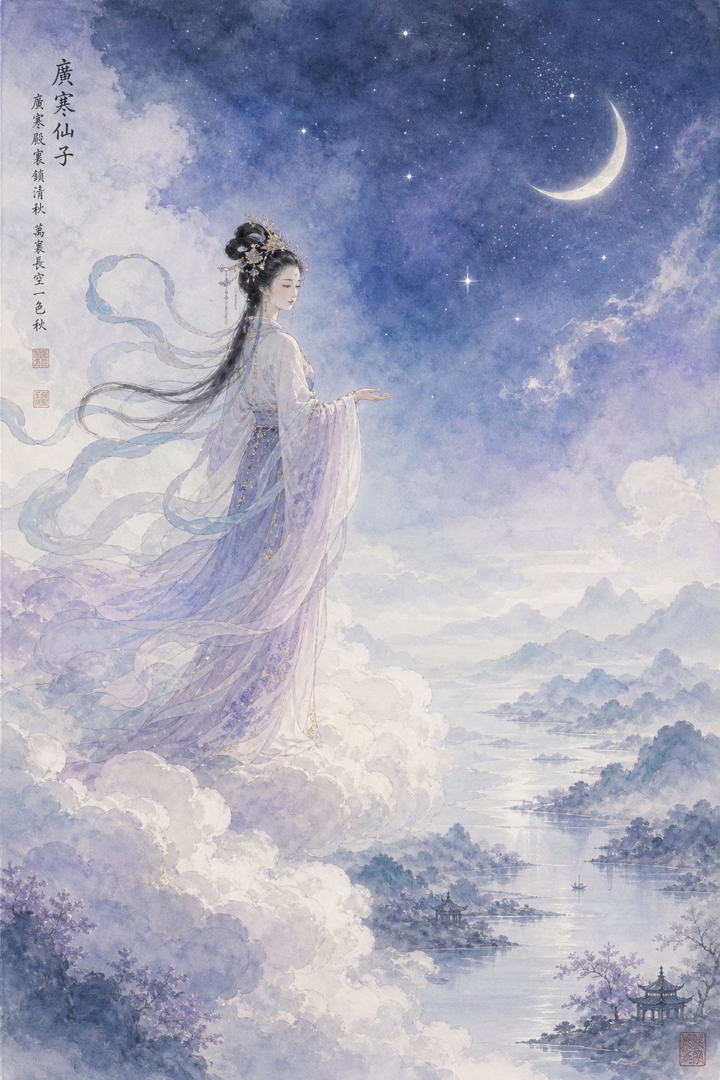 celestial goddess imagery from the nine songs the richest section of the chuci for baby name inspiration