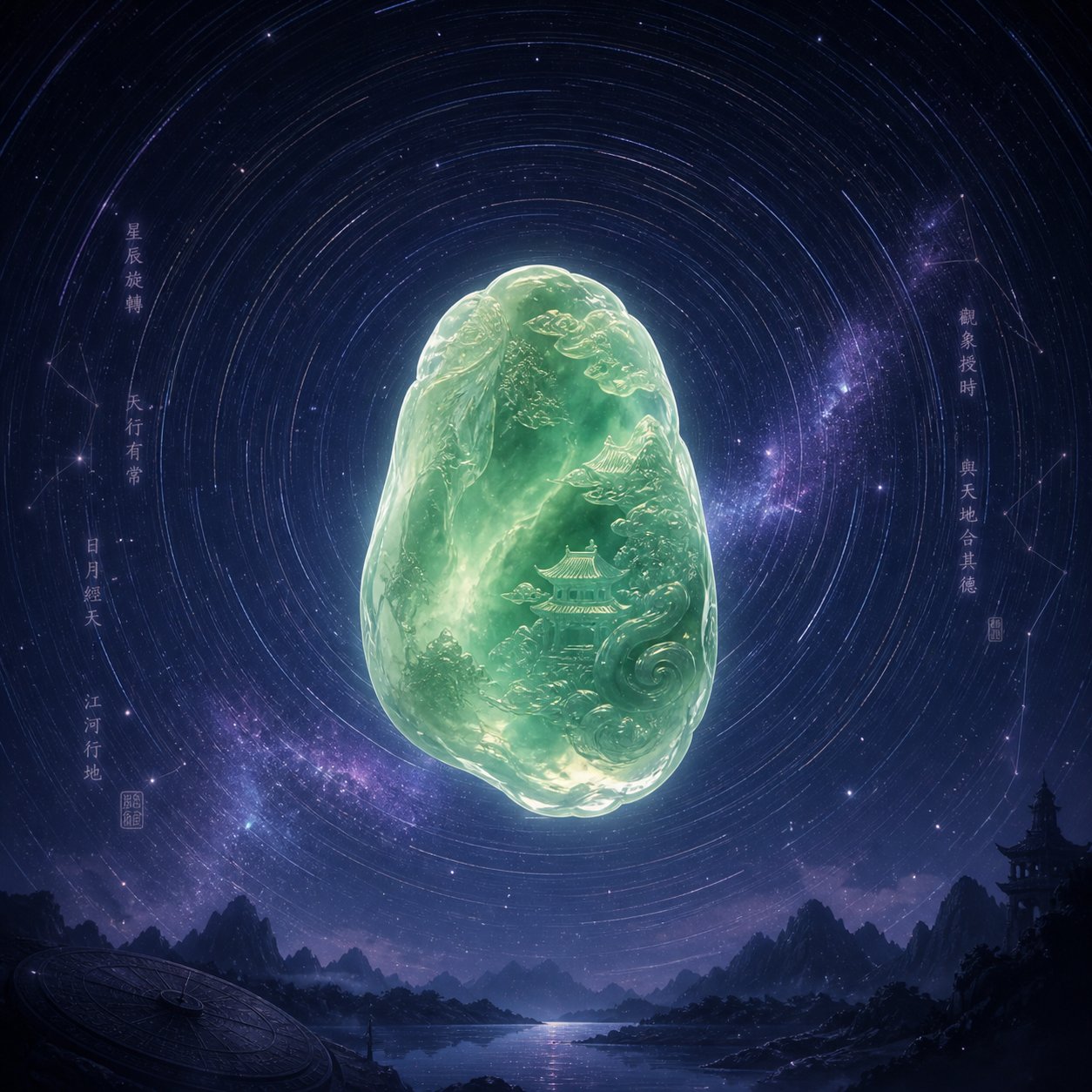 celestial jade and star movements inspired the character 璇 and its connection to ancient chinese astronomy