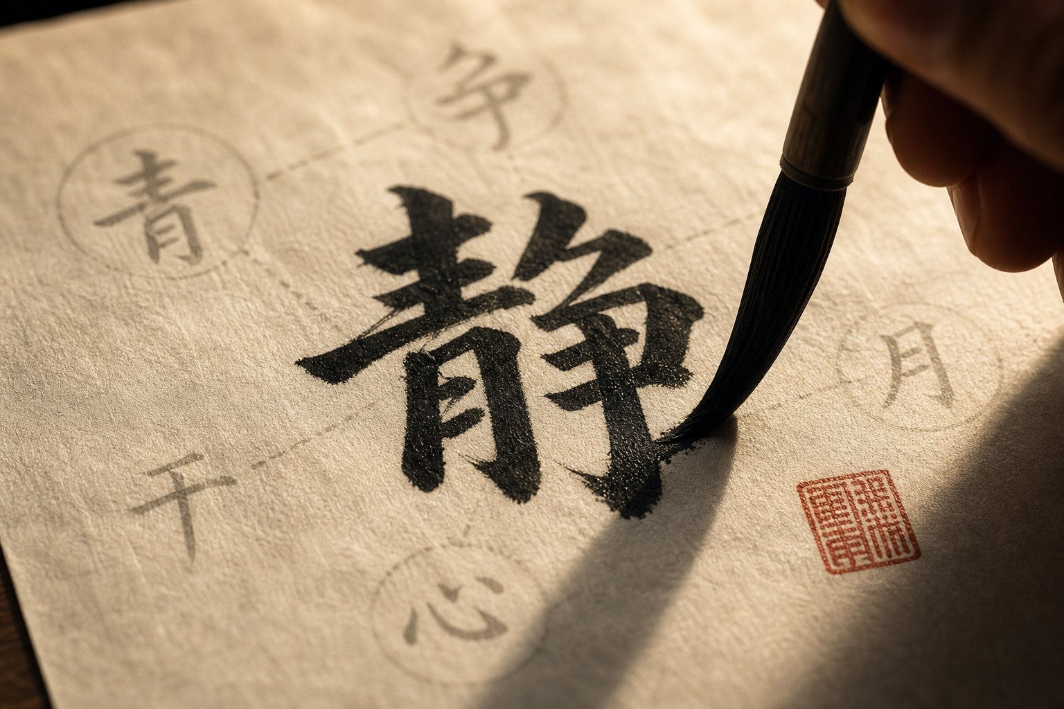 character radicals and stroke counts work together to embed elemental energy into a carefully constructed name