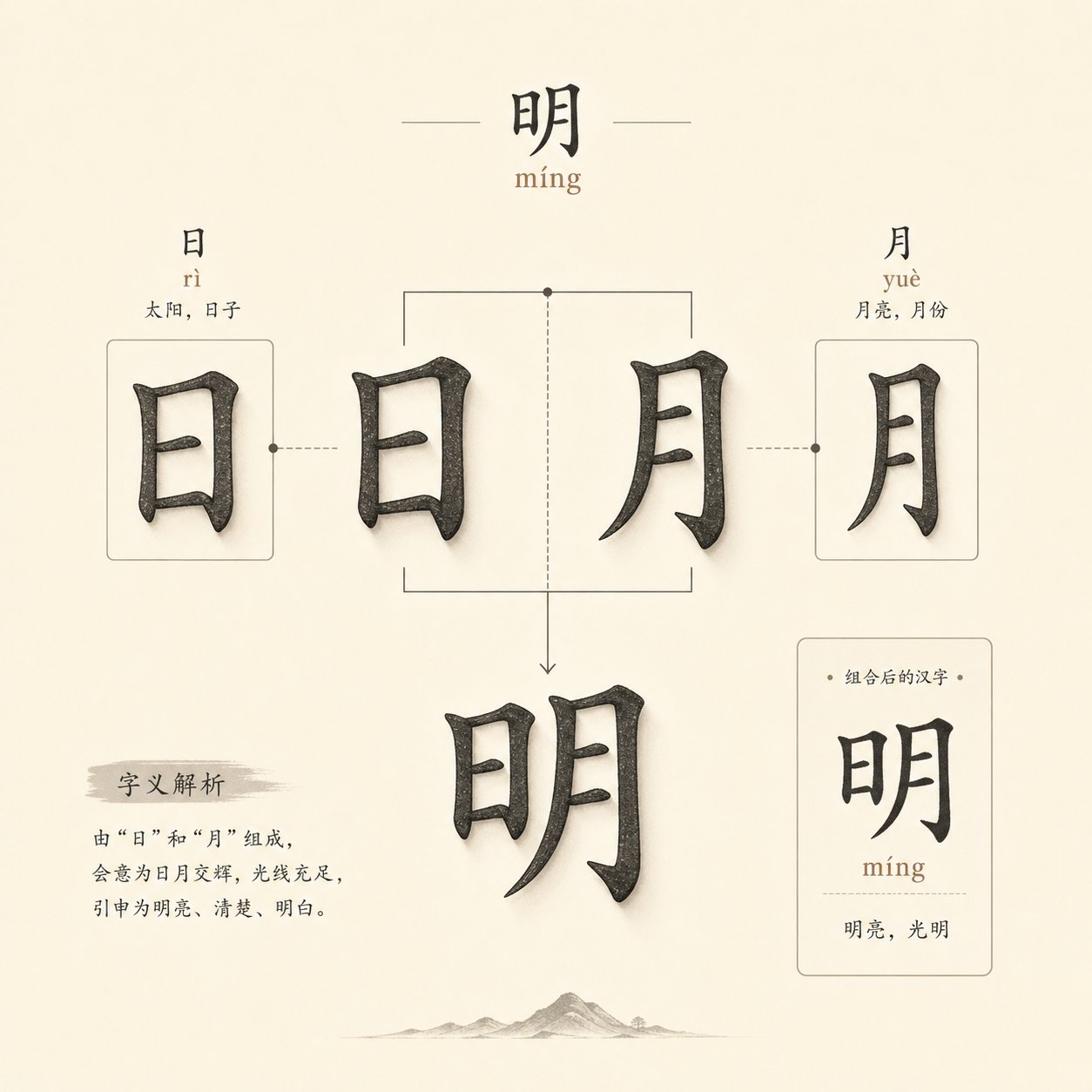 chinese color surname characters are built from radicals that reveal the original source of each color meaning