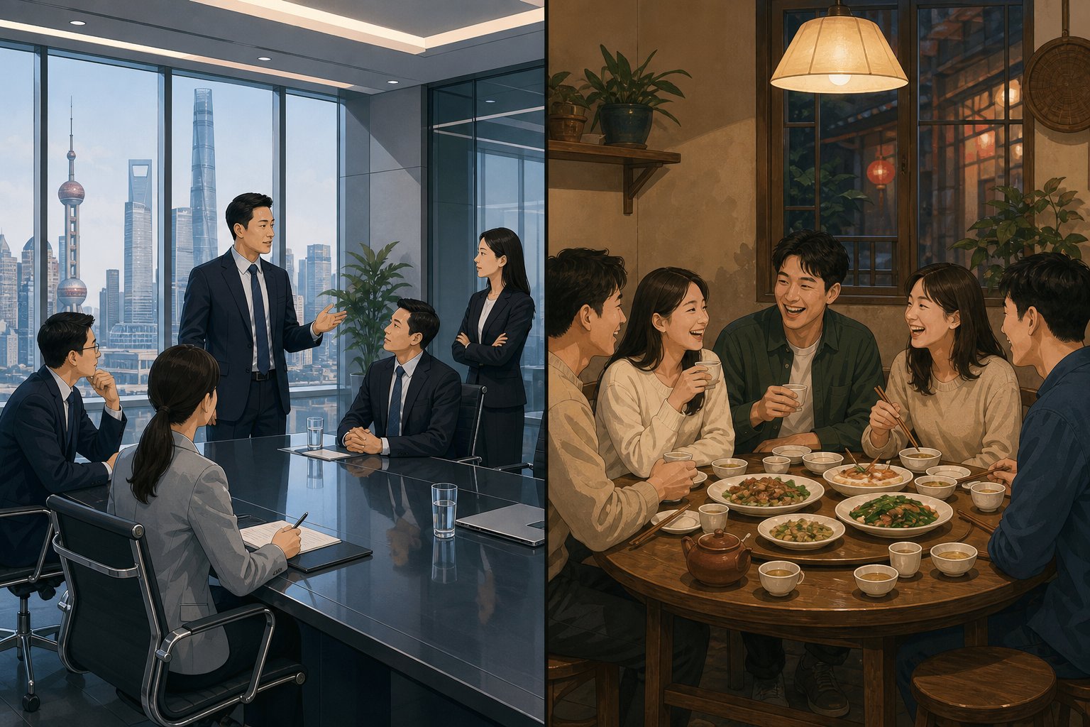 chinese name etiquette shifts dramatically between formal business meetings and casual social gatherings