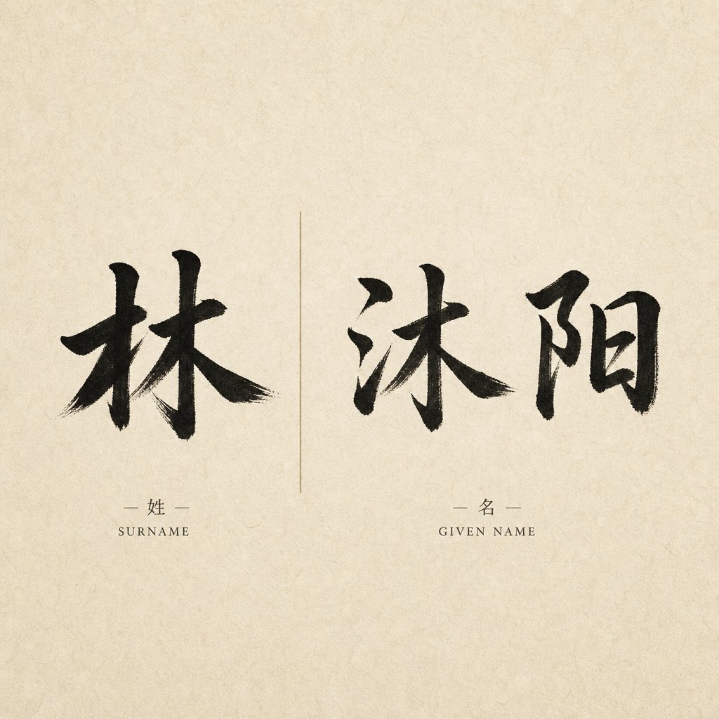 chinese names place the surname first followed by the given name reversing the western naming order