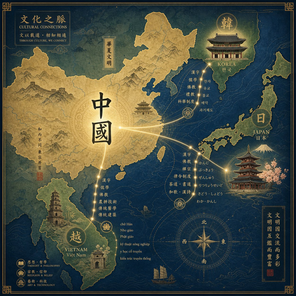 chinese naming traditions spread across east asia shaping surname systems in korea vietnam and japan