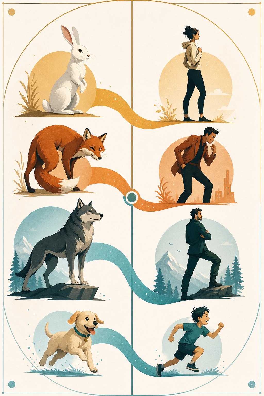 chinese speakers use animal metaphors to describe personality types from naive rabbits to cunning foxes