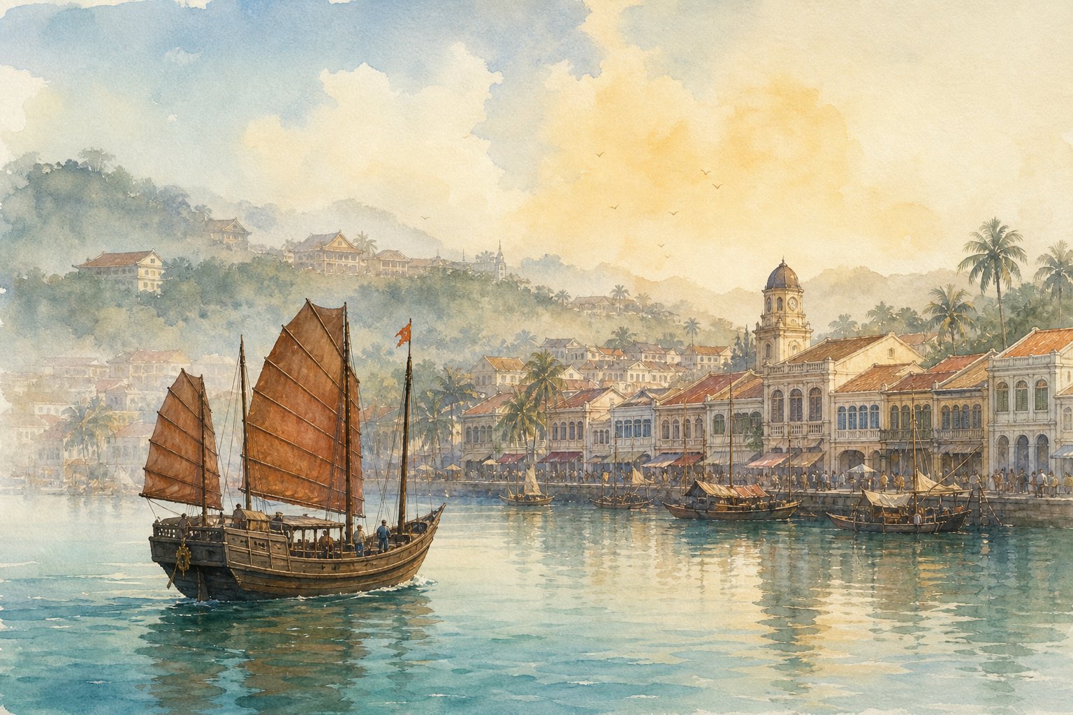 chinese trading vessels carried hokkien and teochew merchants from fujian to the straits settlements