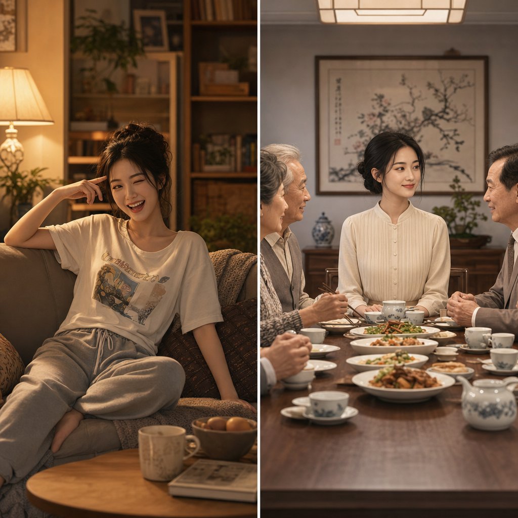 chinese wives naturally switch between intimate private nicknames and respectful public terms depending on the social setting