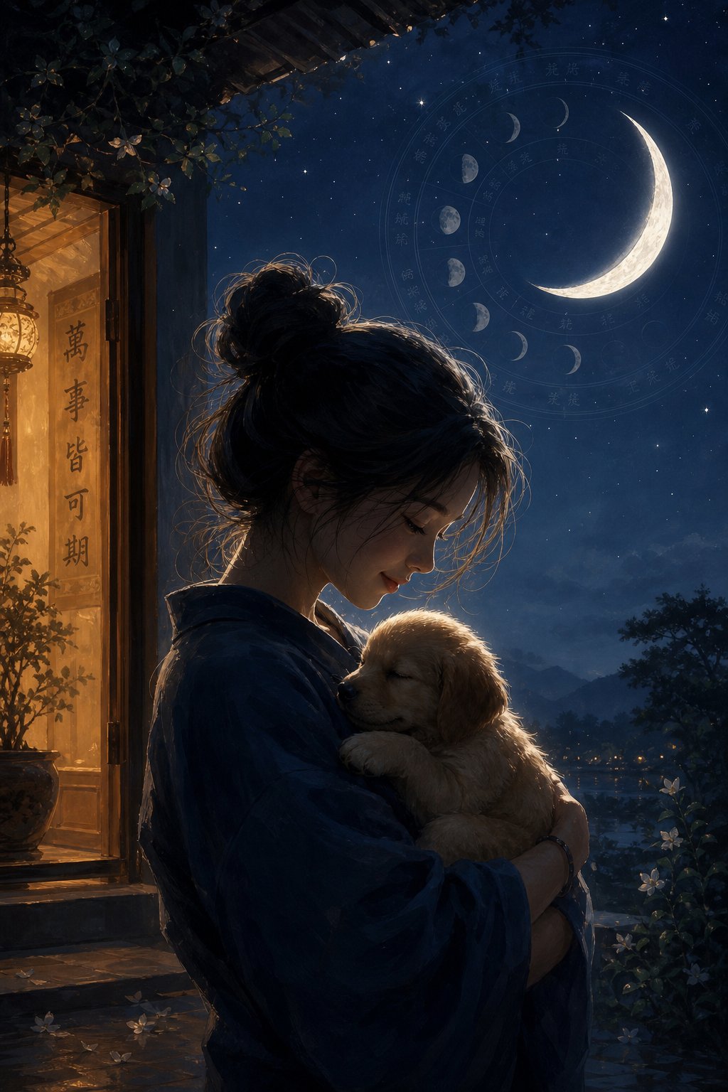 choosing an auspicious moment to name your pet strengthens the energetic bond between name and animal