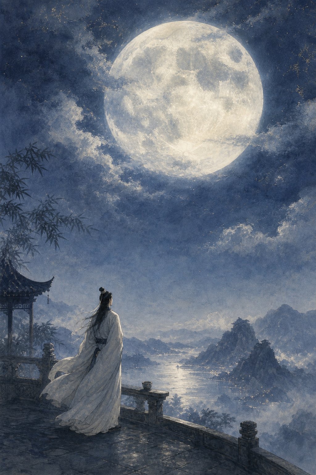 classical chinese poets like li bai used the moon as a symbol of homesickness and longing