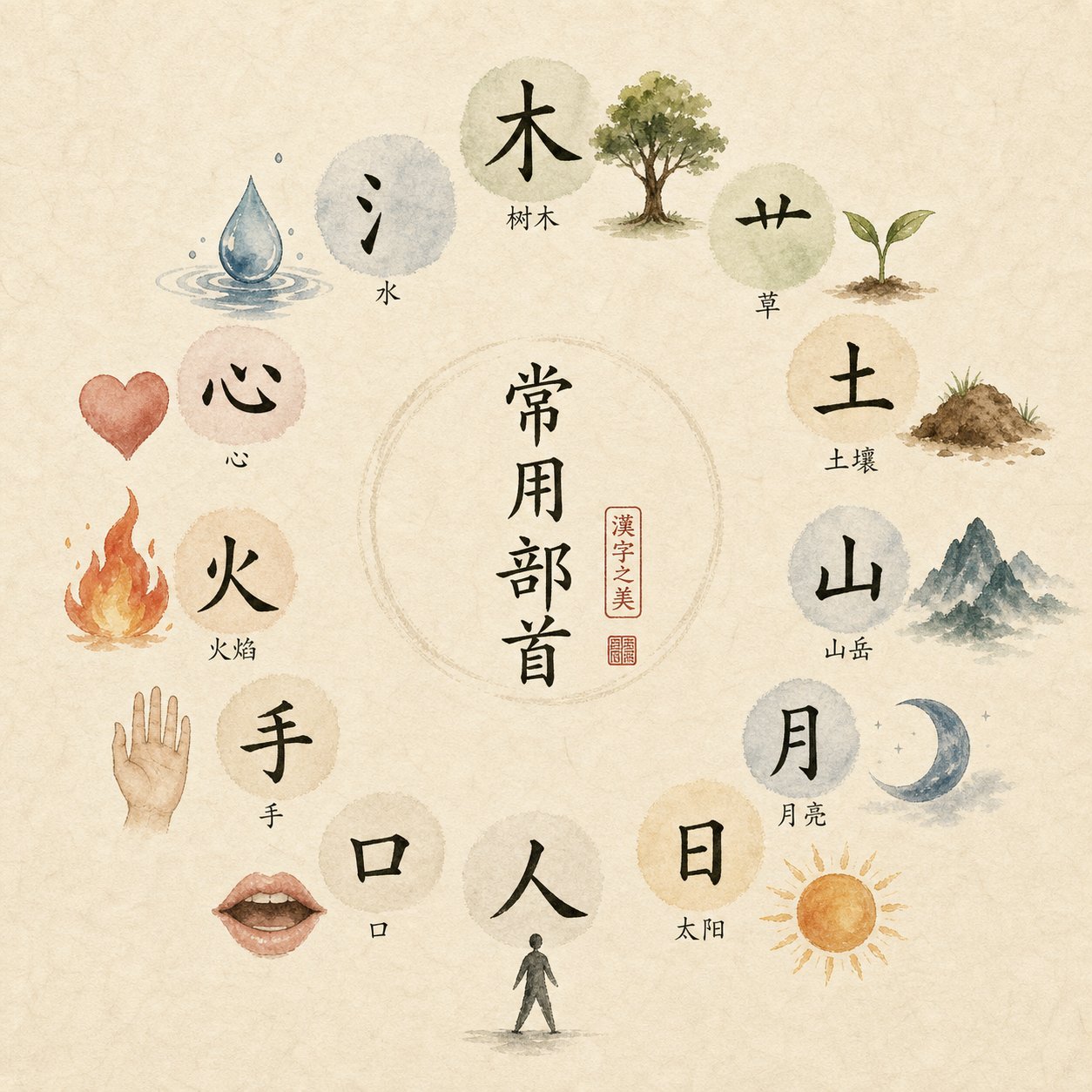 common radicals in chinese name characters each signal a distinct category of meaning