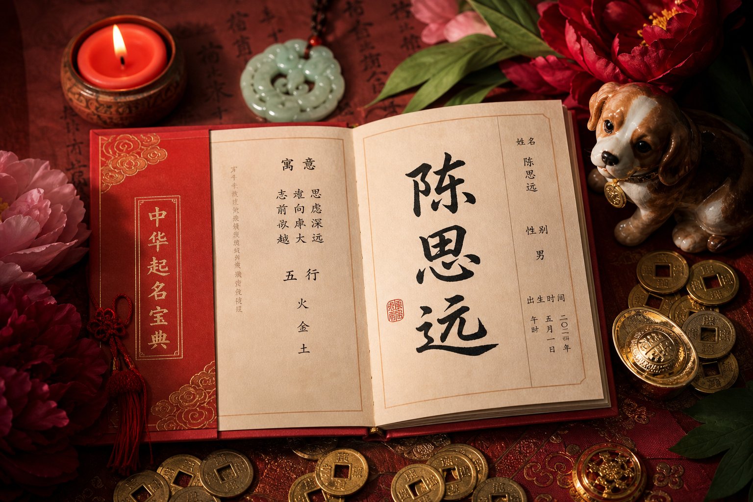 complete dog year girl names pair auspicious characters with surnames for tonal harmony and layered meaning