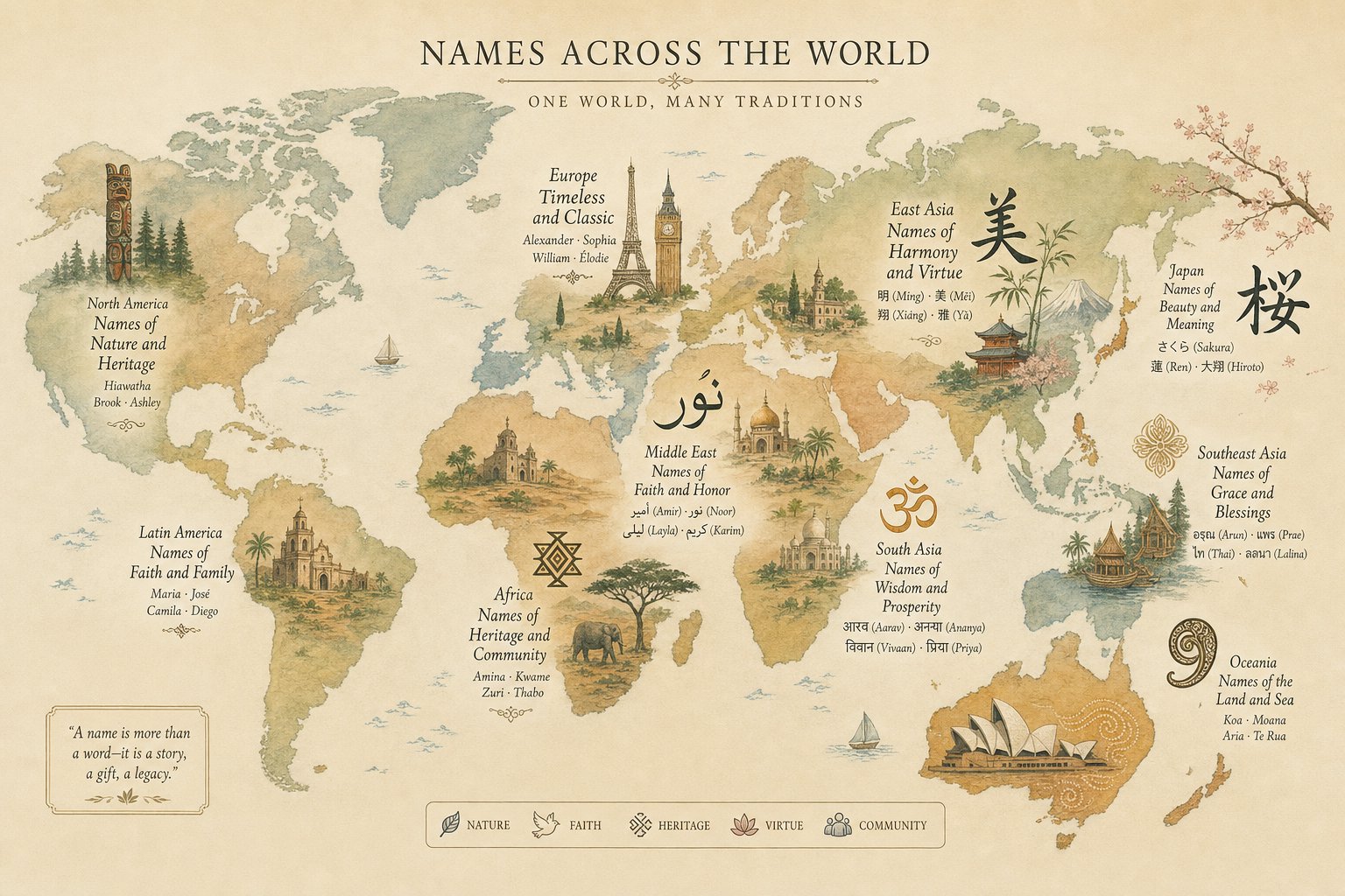 cultural naming conventions vary dramatically across regions affecting surname structure and pairing rules