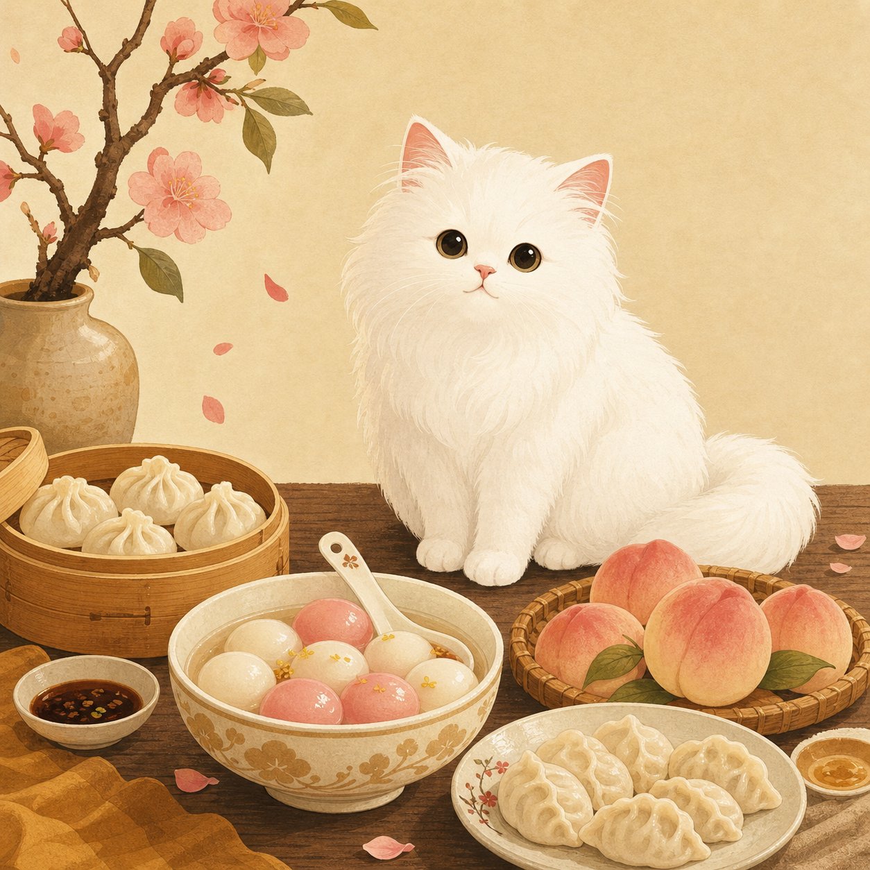 food inspired cat names like tangyuan and jiaozi reflect how chinese culture expresses love through nourishment