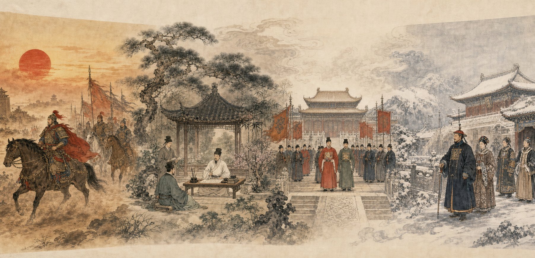 four chinese dynasties with distinct cultural identities that shaped naming conventions across eras