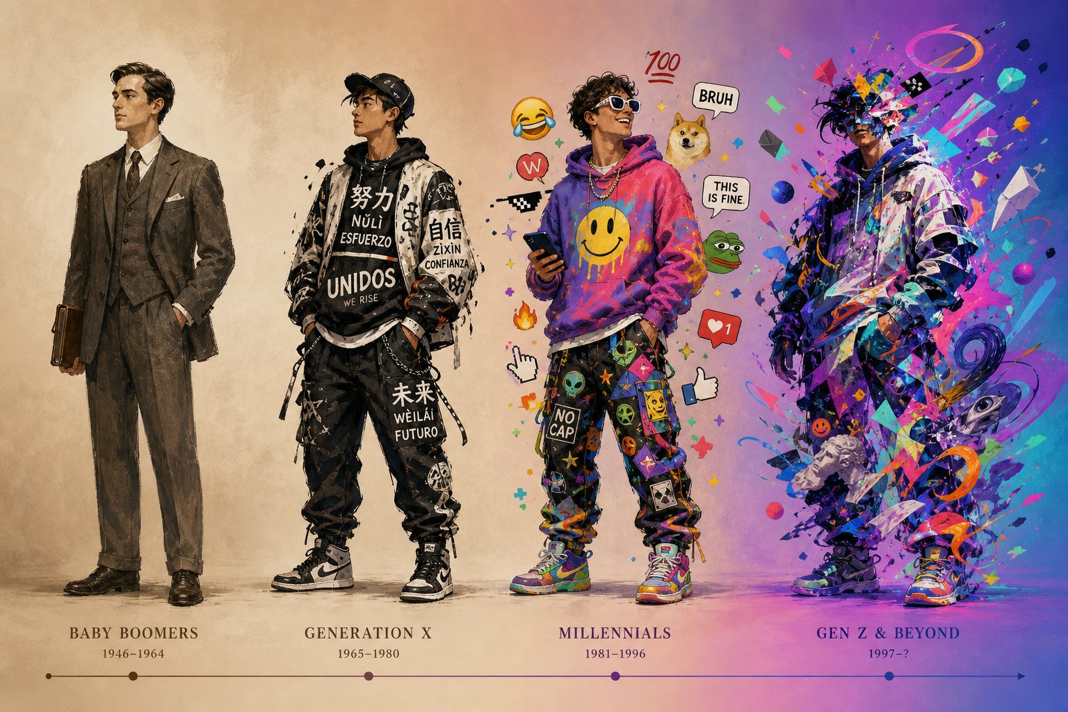 four generations of chinese internet users bring dramatically different naming styles to weibo