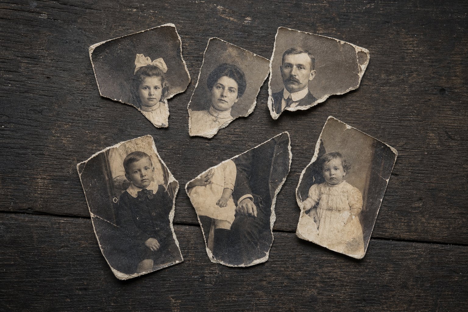 fragmented family portrait representing how one chinese clan became scattered across multiple unrelated indonesian surnames