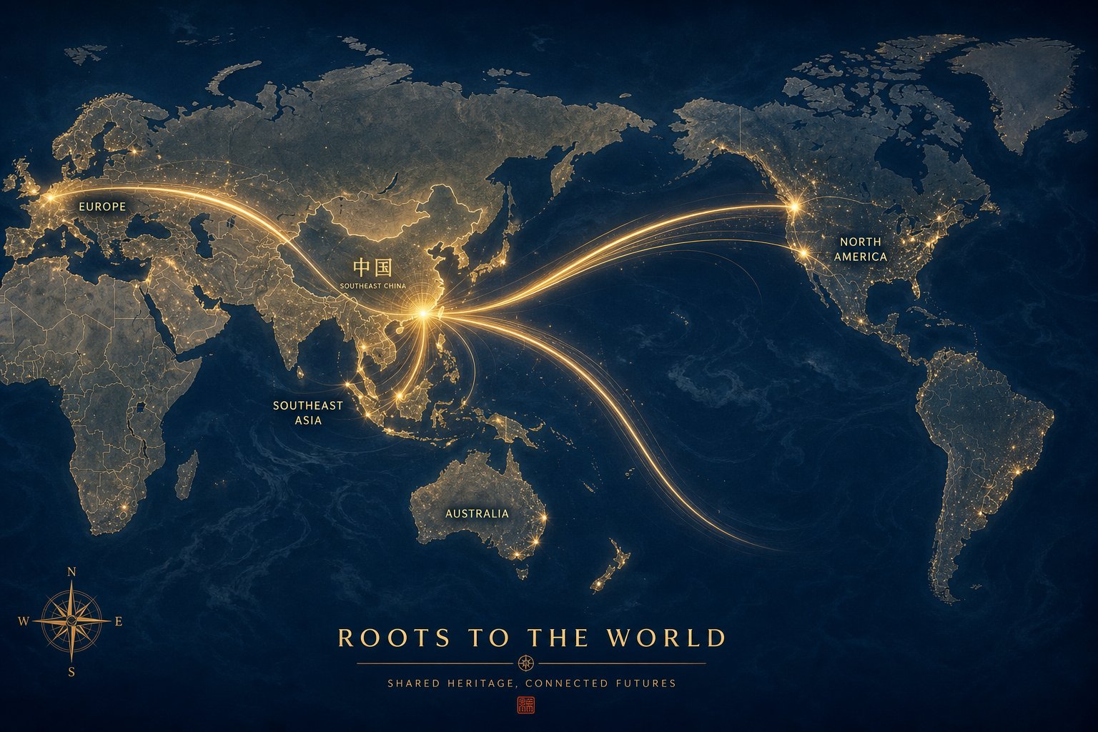 global migration patterns of wu surname families spreading from china to communities worldwide