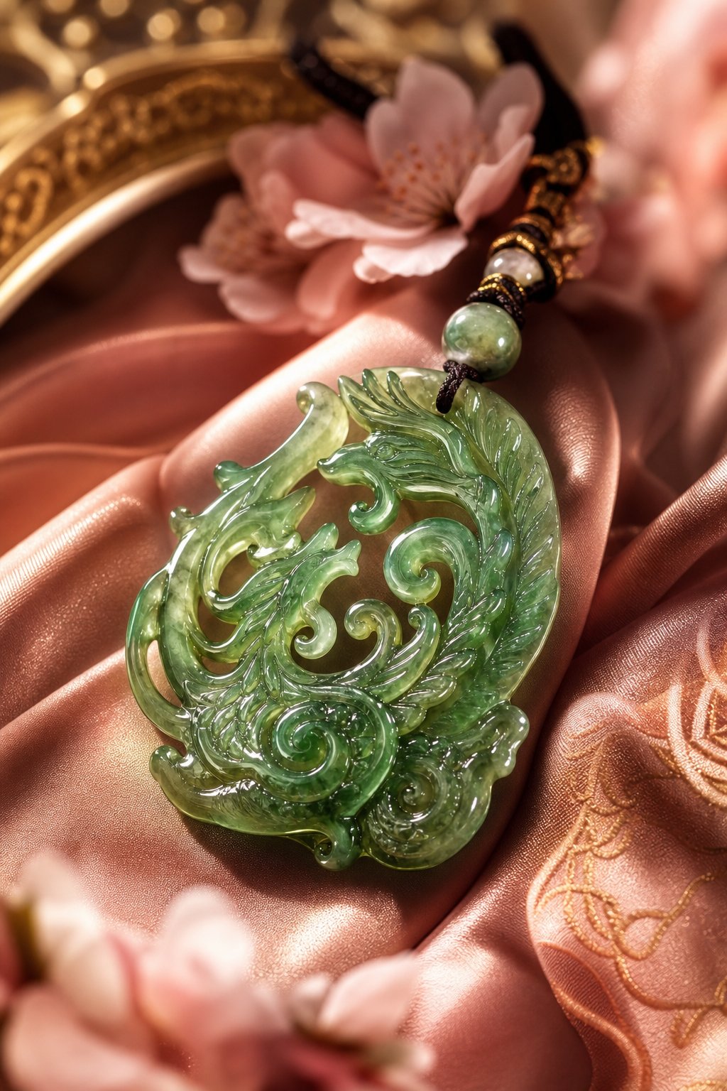 jade dragon phoenix pendant representing the elegant symbolism behind female chinese dragon names