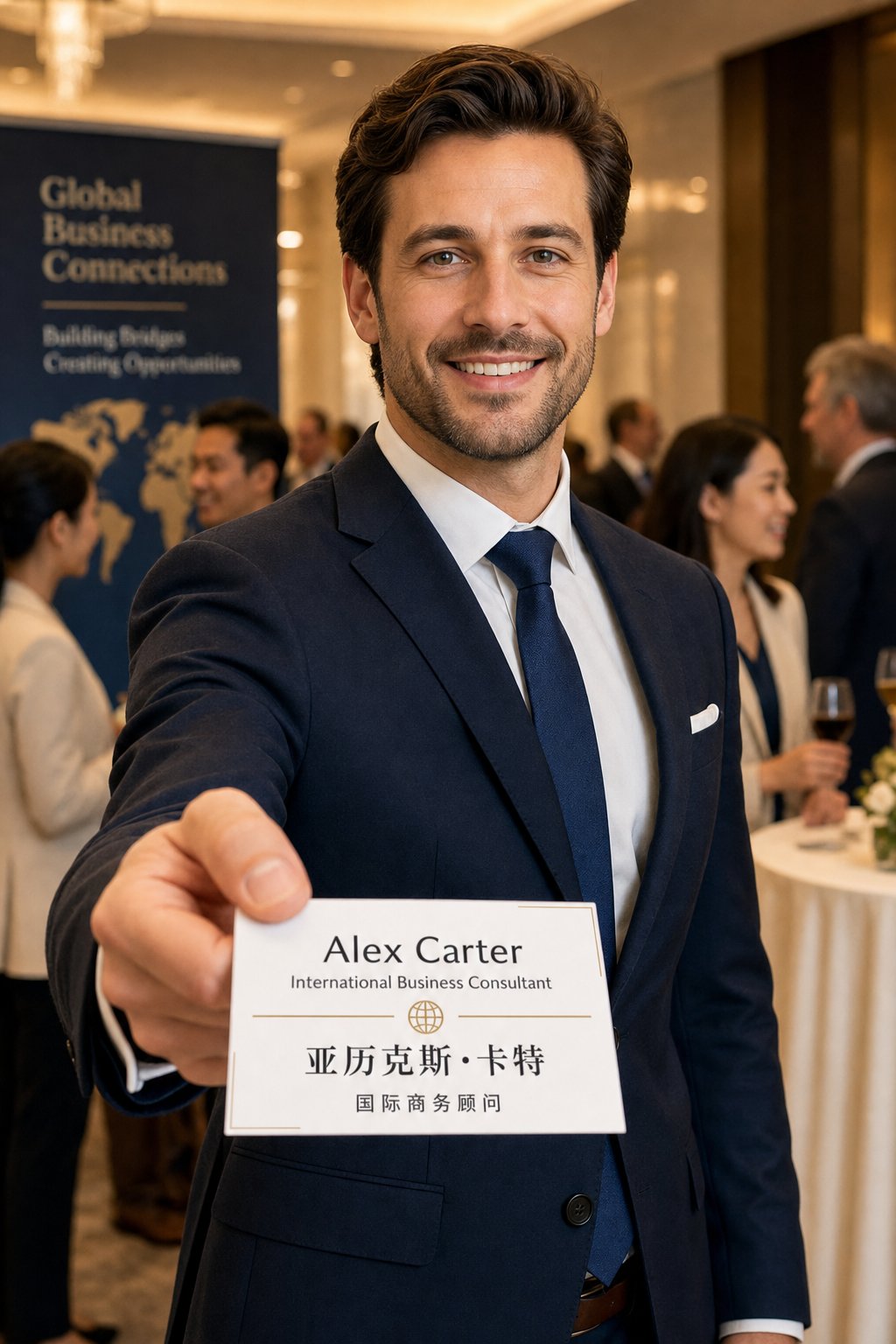 offering both your english and chinese name on a business card shows cultural awareness in chinese professional settings