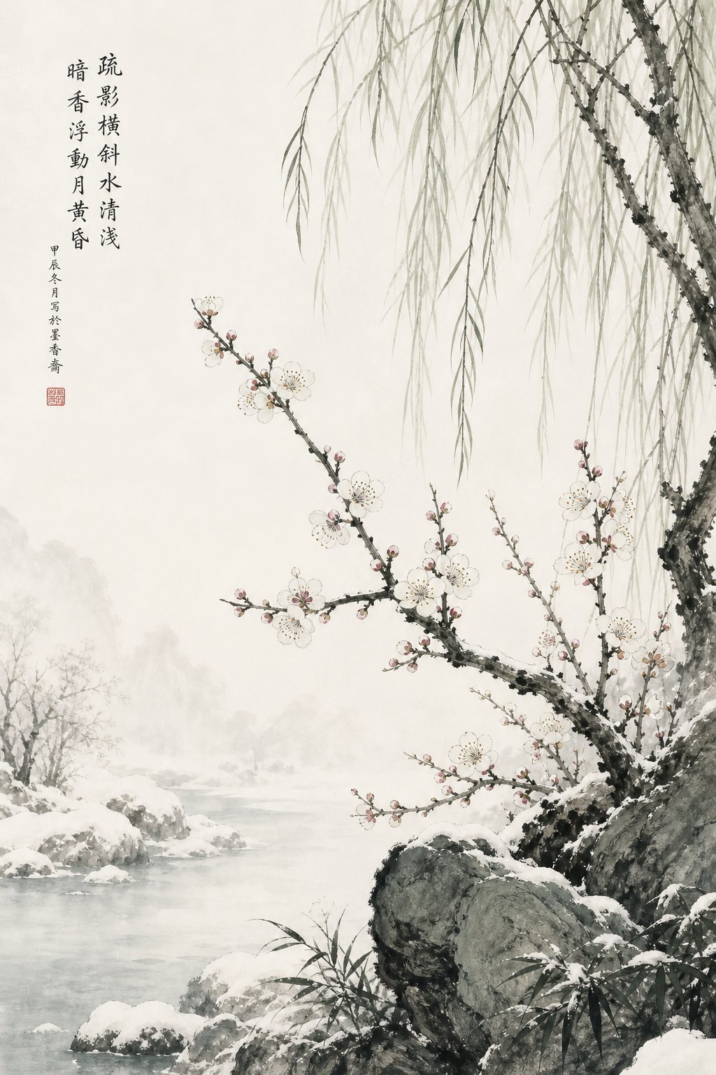 plum blossoms and willows carry centuries of poetic symbolism in chinese botanical surnames