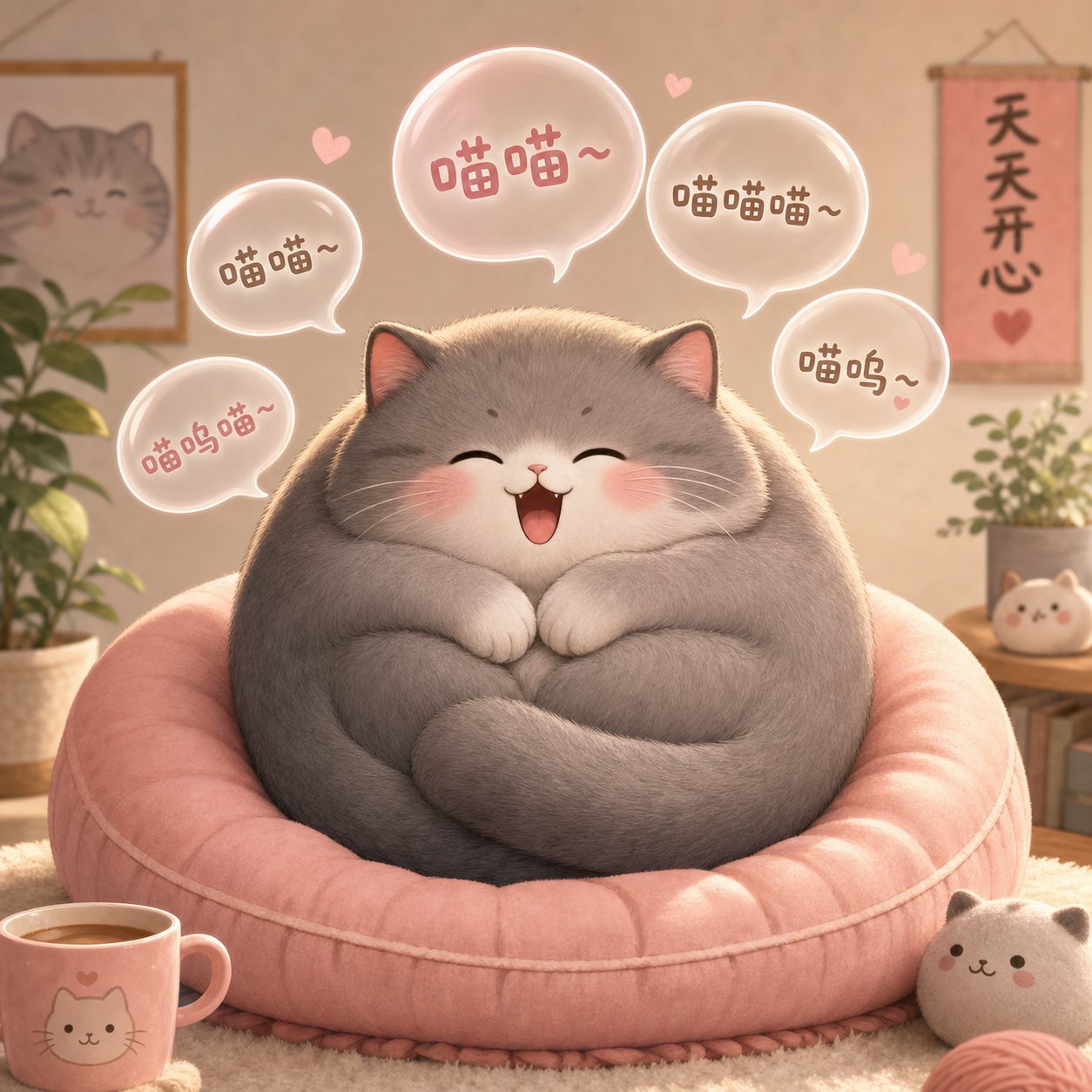 reduplicated nicknames like doudou and qiuqiu mirror the round soft shapes of curled up cats