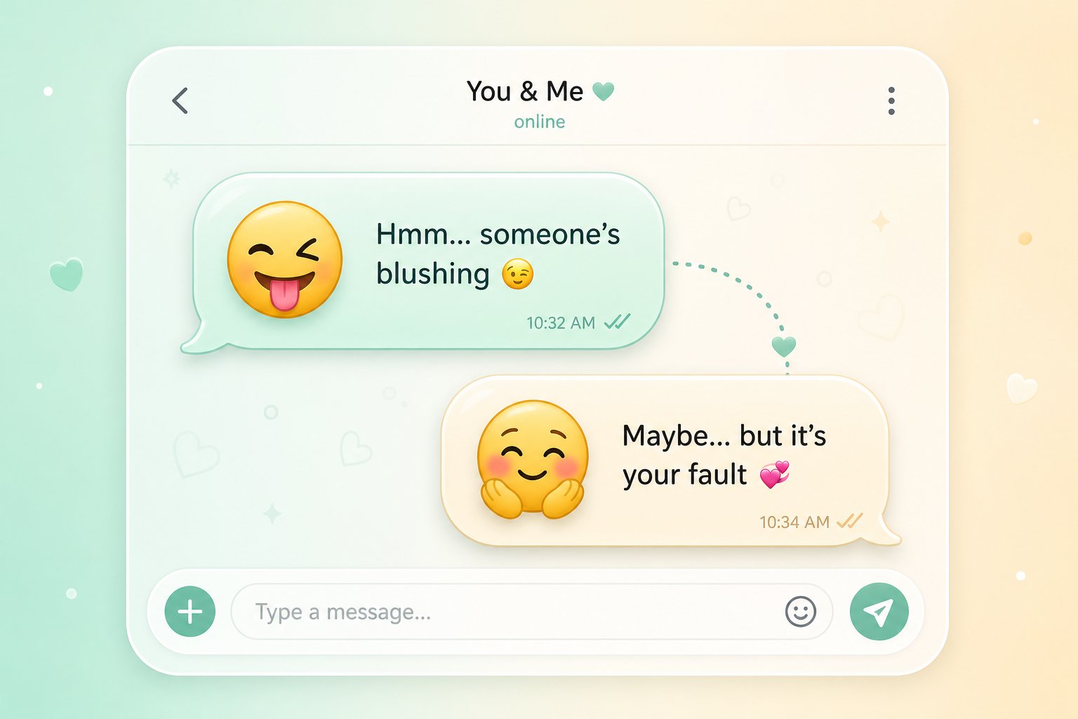 responding playfully to 小傻瓜 over text strengthens the affectionate bond between partners