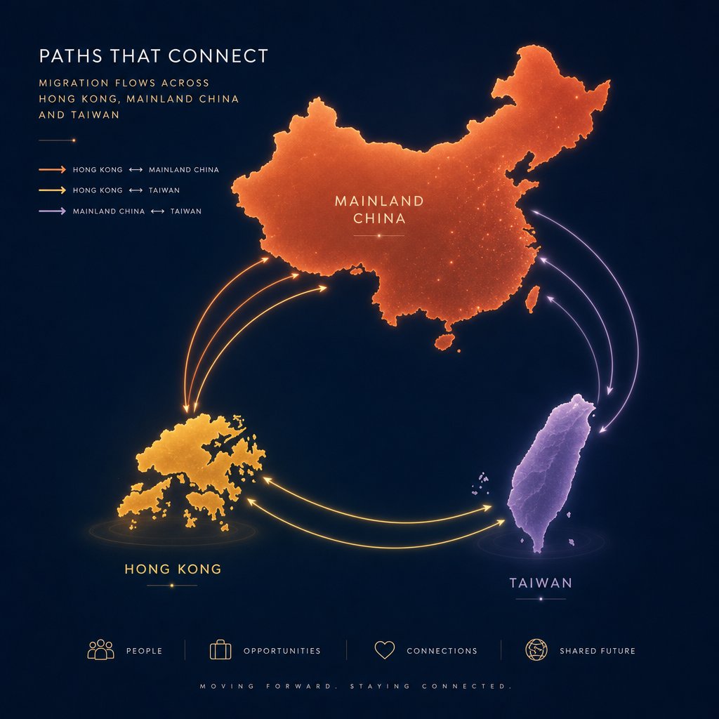 surname distribution across hong kong mainland china and taiwan reflects distinct regional migration patterns