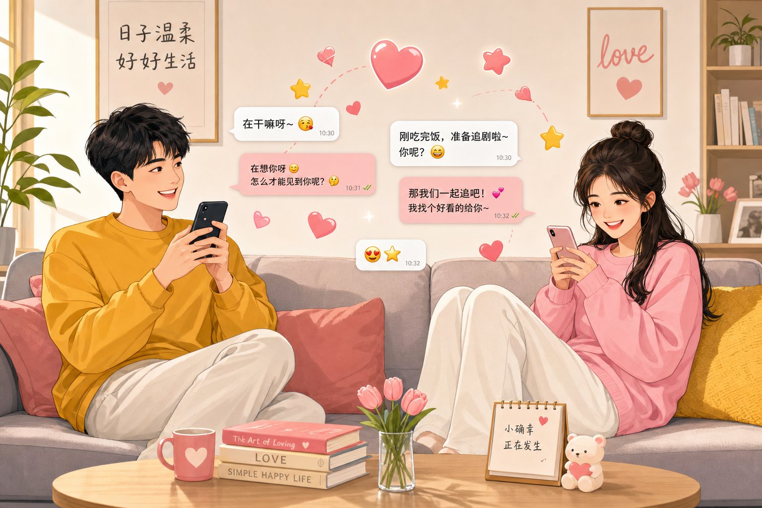 sweet pet names like baobei and baobao are most commonly exchanged through texts and private conversations