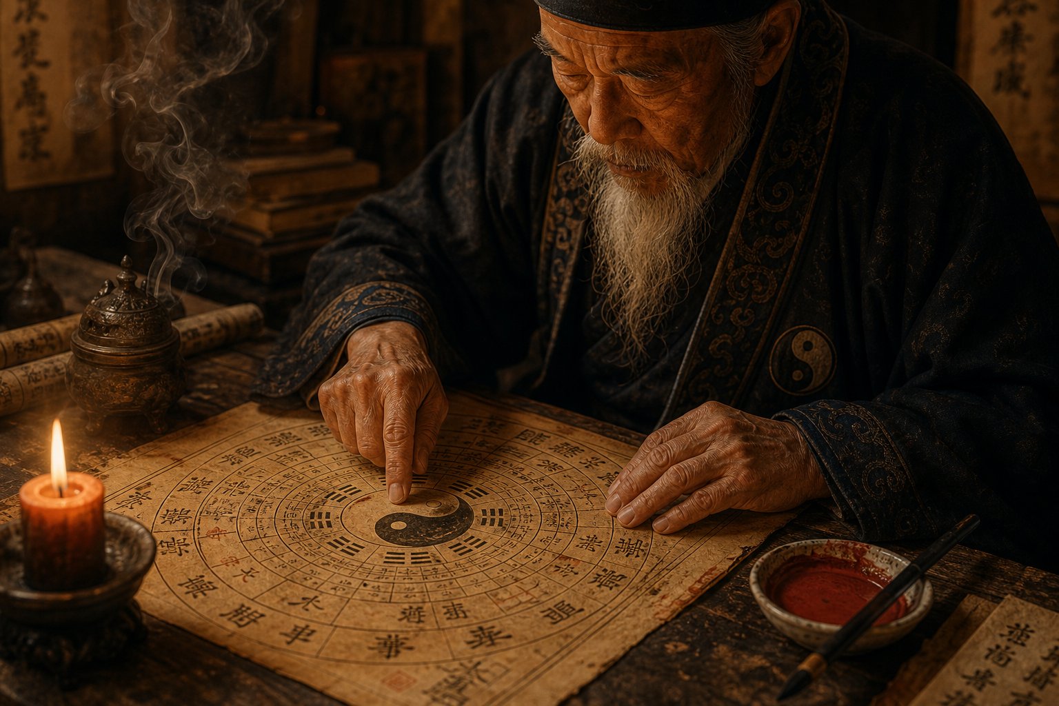 taoist priests use birth charts and cosmological alignment to guide the sacred naming ceremony process