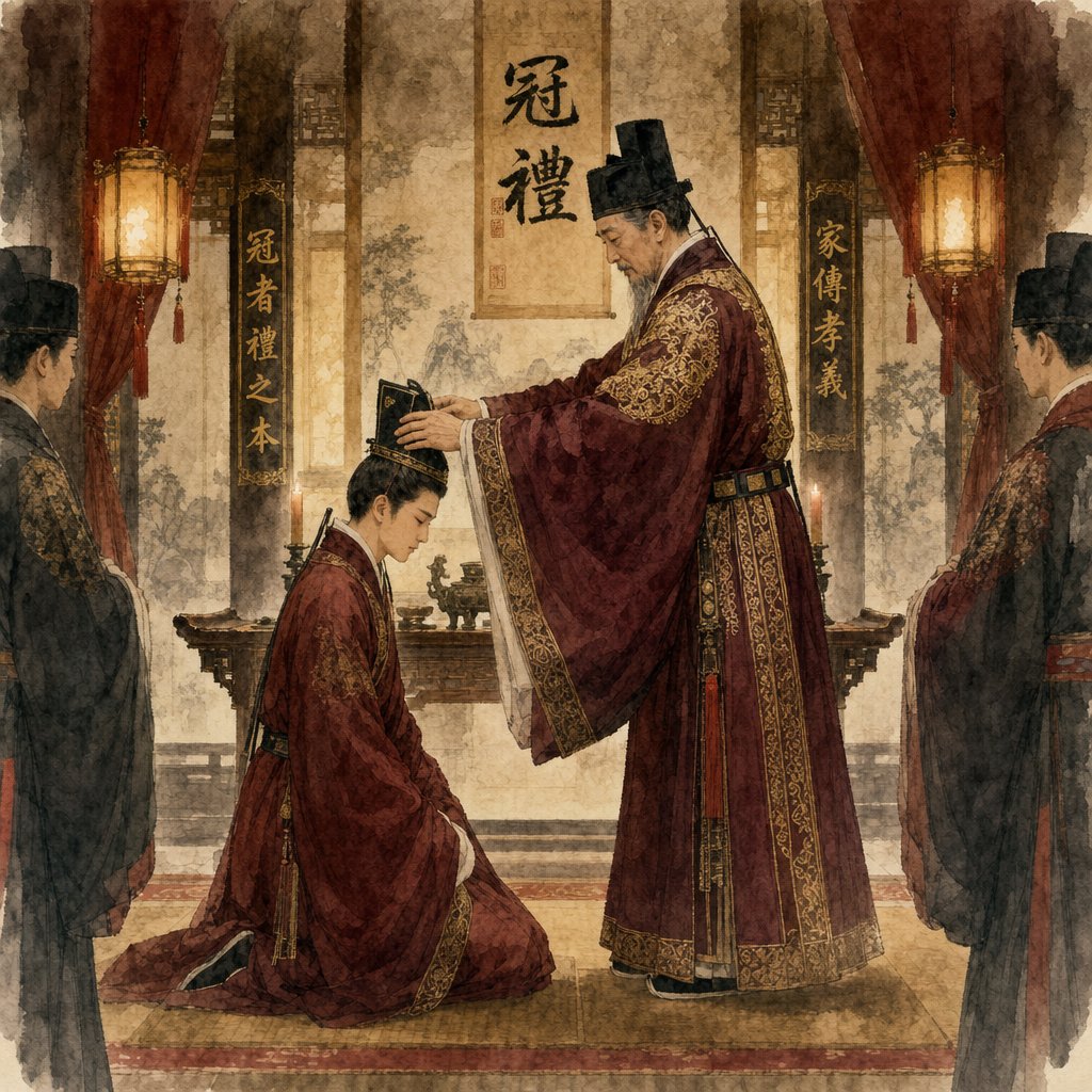 the capping ceremony at age twenty marked when a young man received his courtesy name and entered adult society