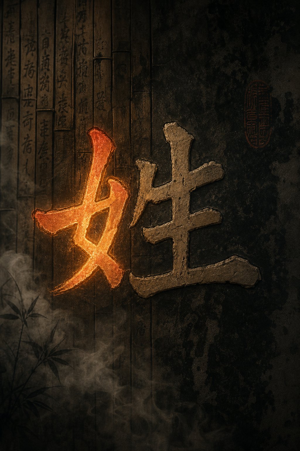 the character xing (姓) contains the female radical revealing the matrilineal origins of chinese clan names